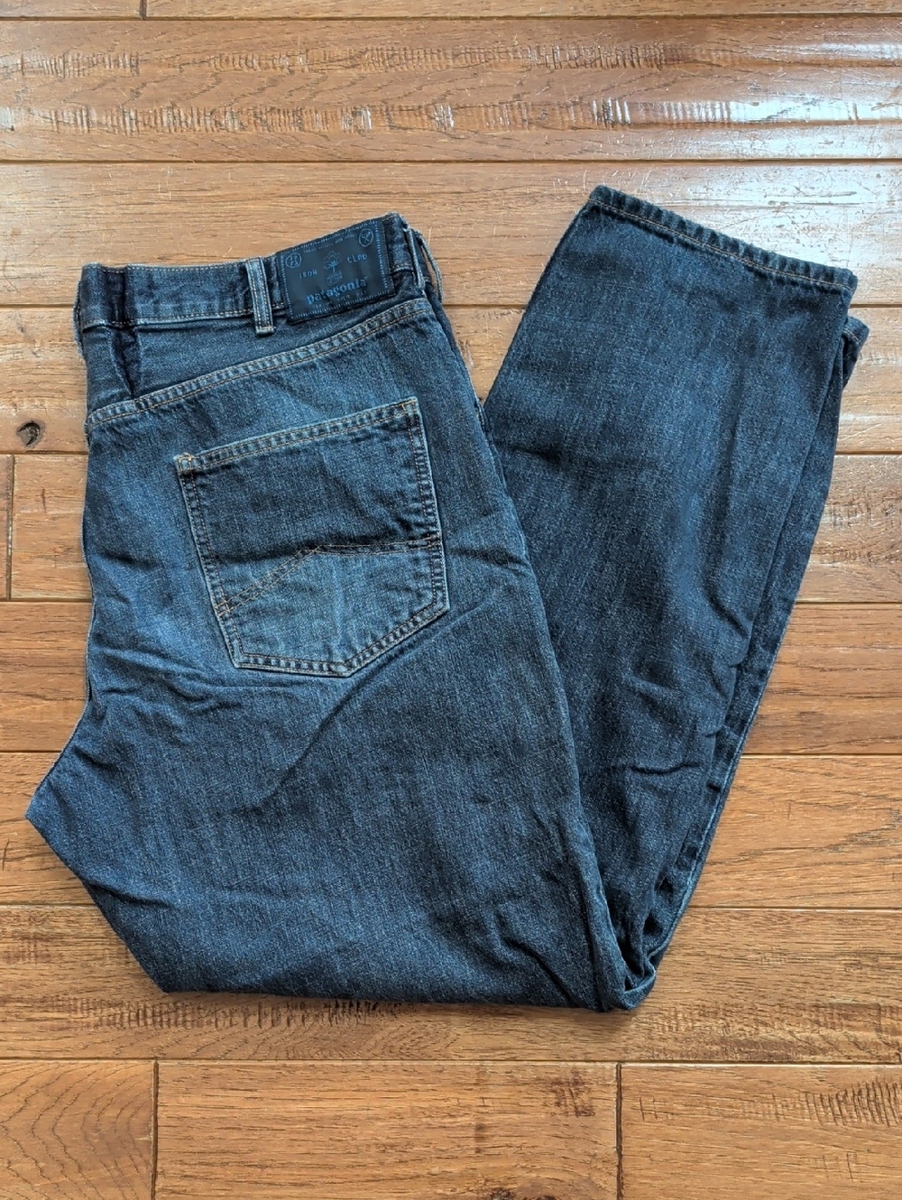 Patagonia Iron Clad Regular Men's Indigo Straight-Leg Jeans 55950